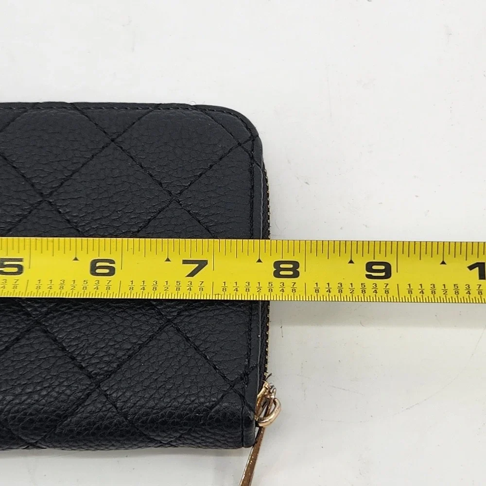 Michael‎ Kors Wallet Black Quilted Zip Around Continental Wallet MK Women